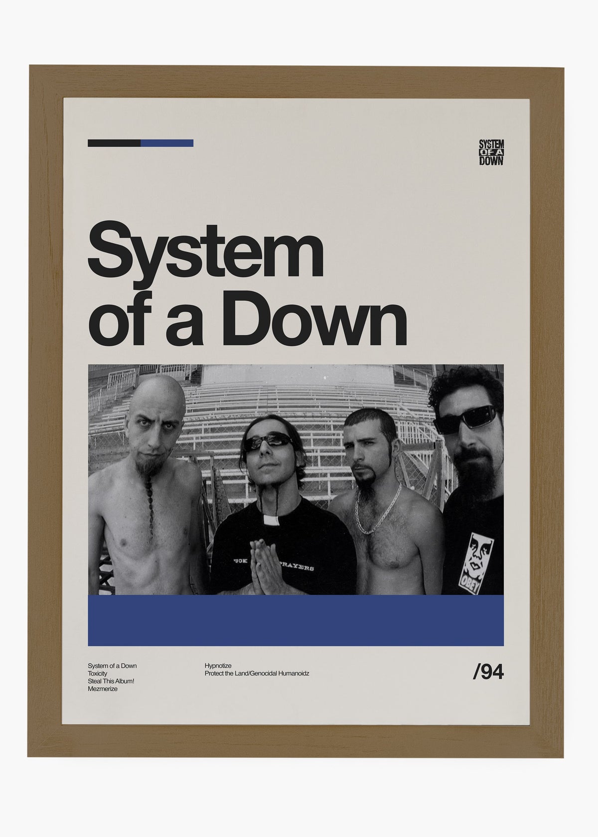 Quadro System of a Down Banda