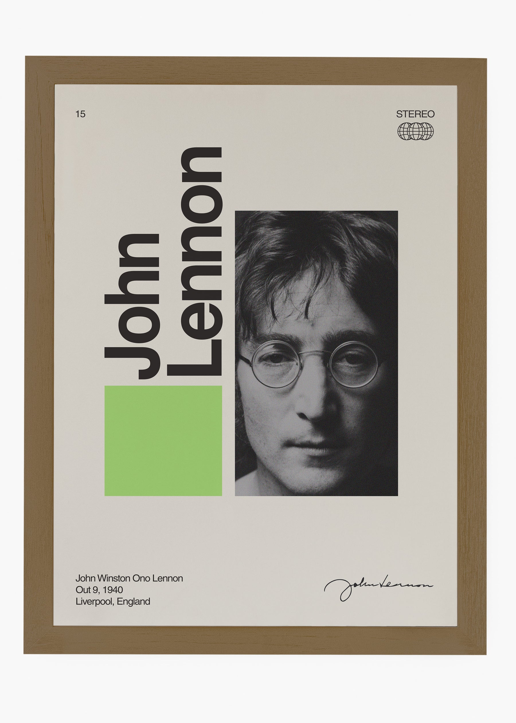Quadro Signature John Lennon