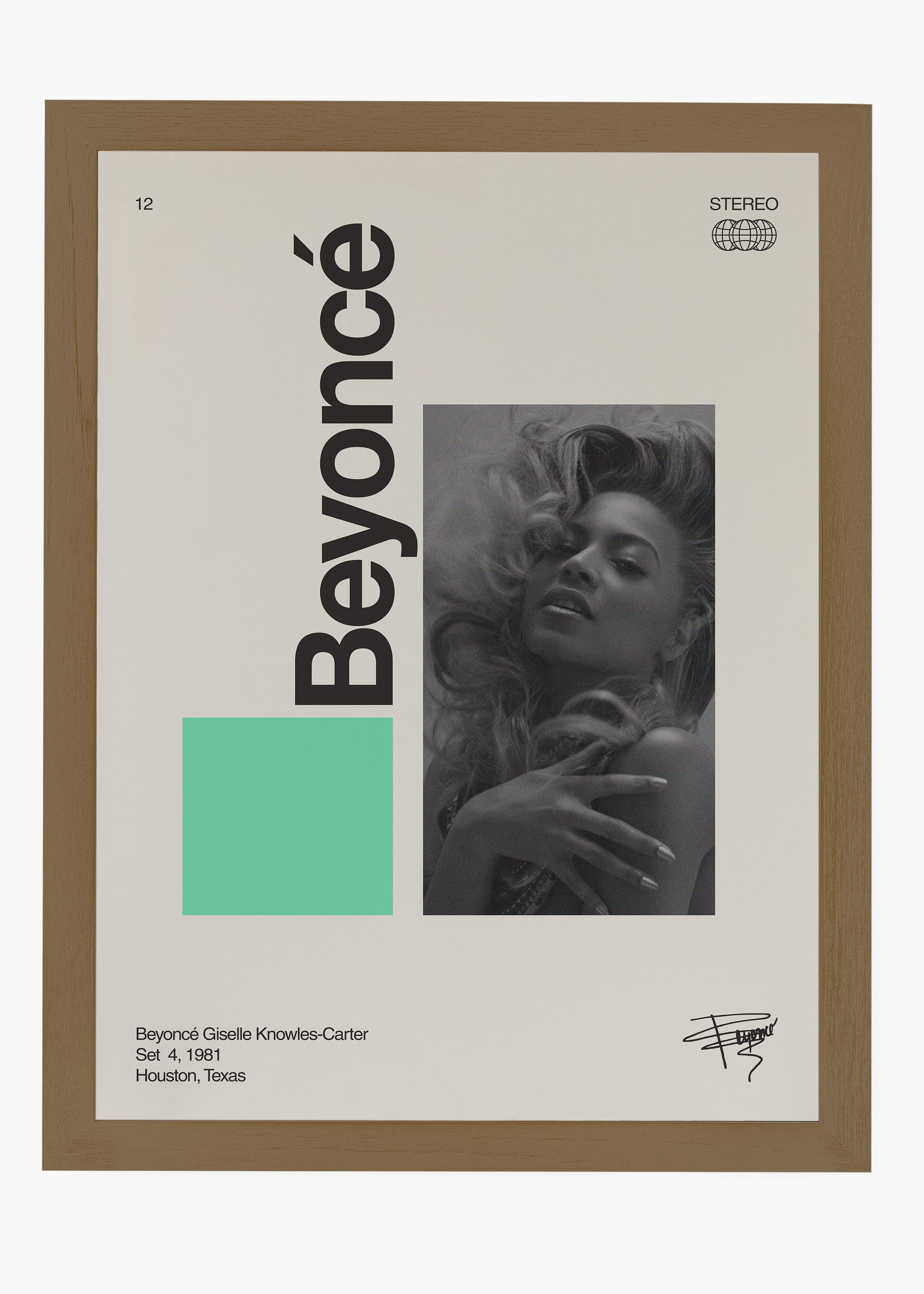 Quadro Signature Beyoncé