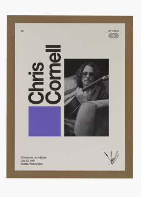 Quadro Signature Chris Cornell