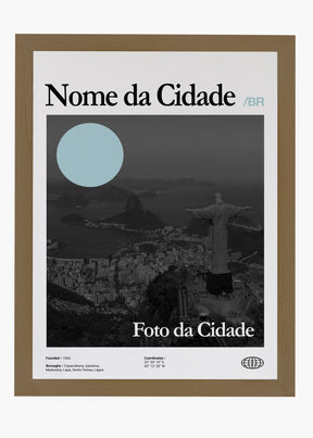 Quadro Personalizável - City / Cidades