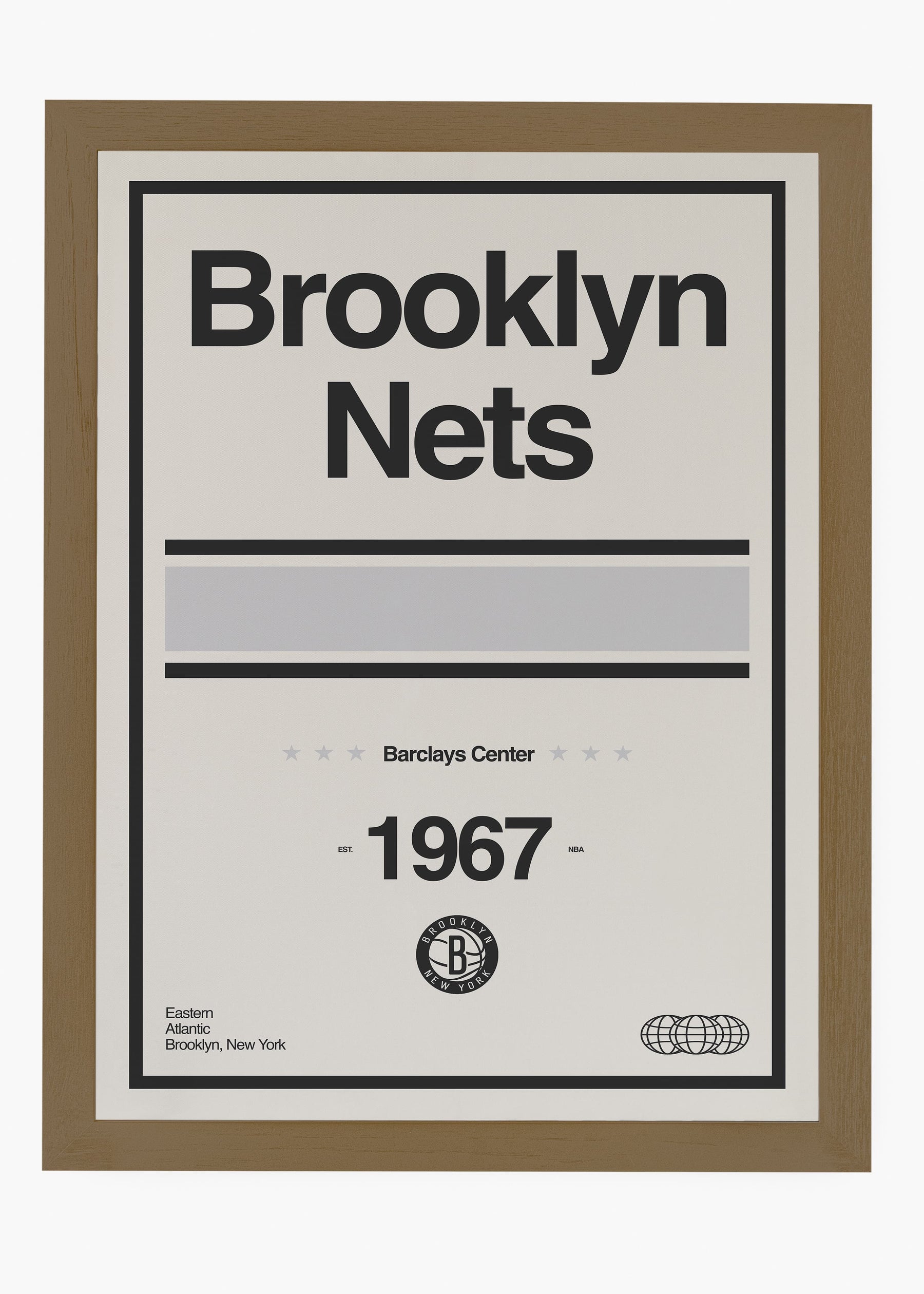 Quadro NBA Brooklin Nets