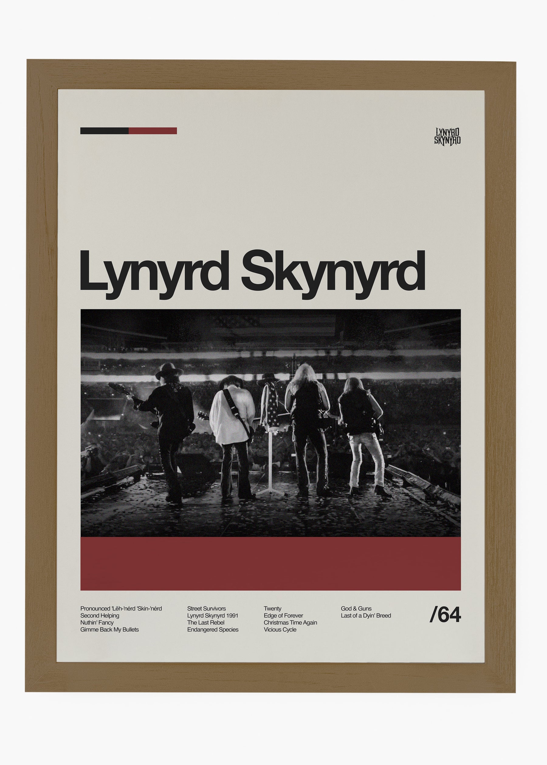 Quadro Lynyrd Skynyrd Banda