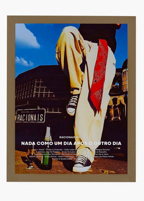 Quadro Racionais Mc`s - Nada como um Dia após o outro Dia Capa