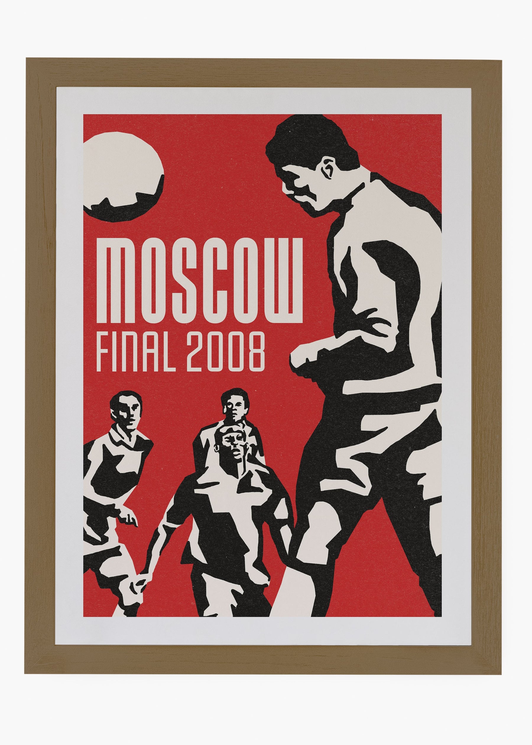 Quadro Cristiano Ronaldo Moscou 2008
