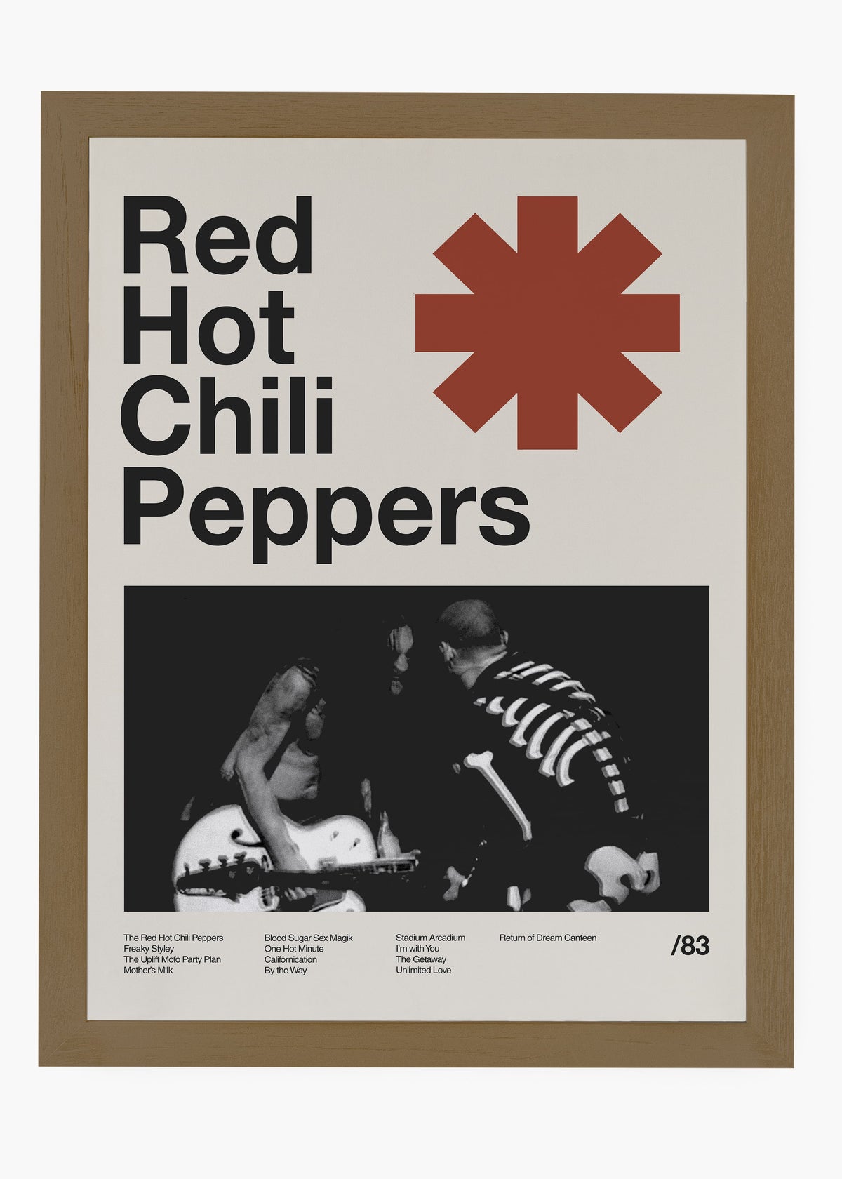 Quadro Red Hot Chili Peppers Banda