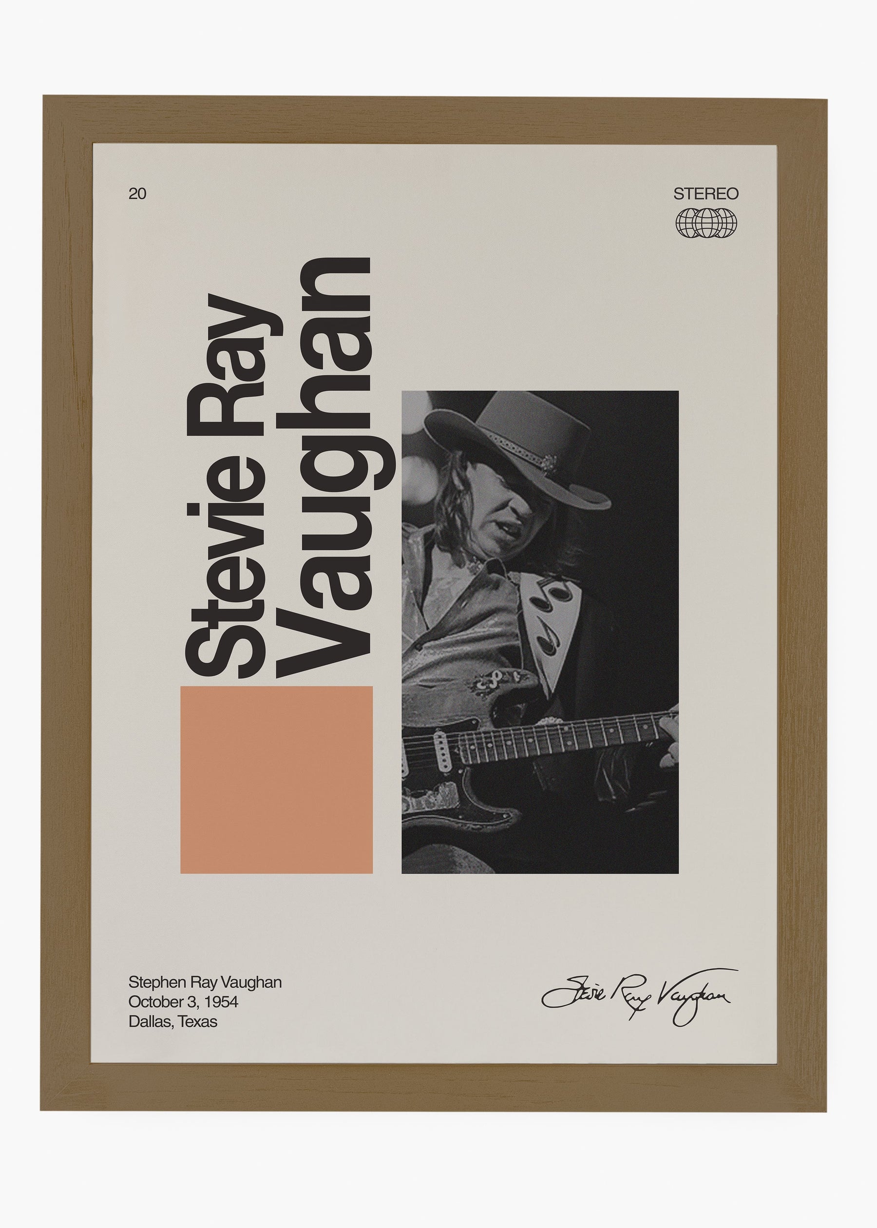 Quadro Signature Stevie Ray Vaughan