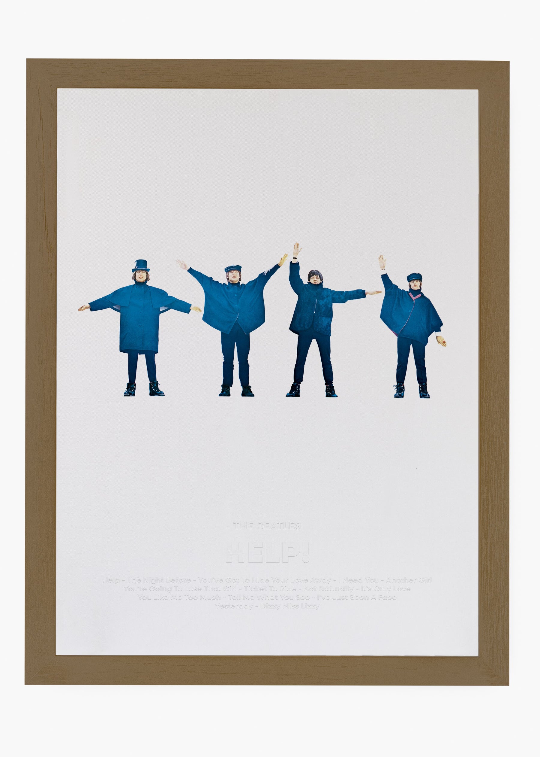 Quadro Beatles Help Capa