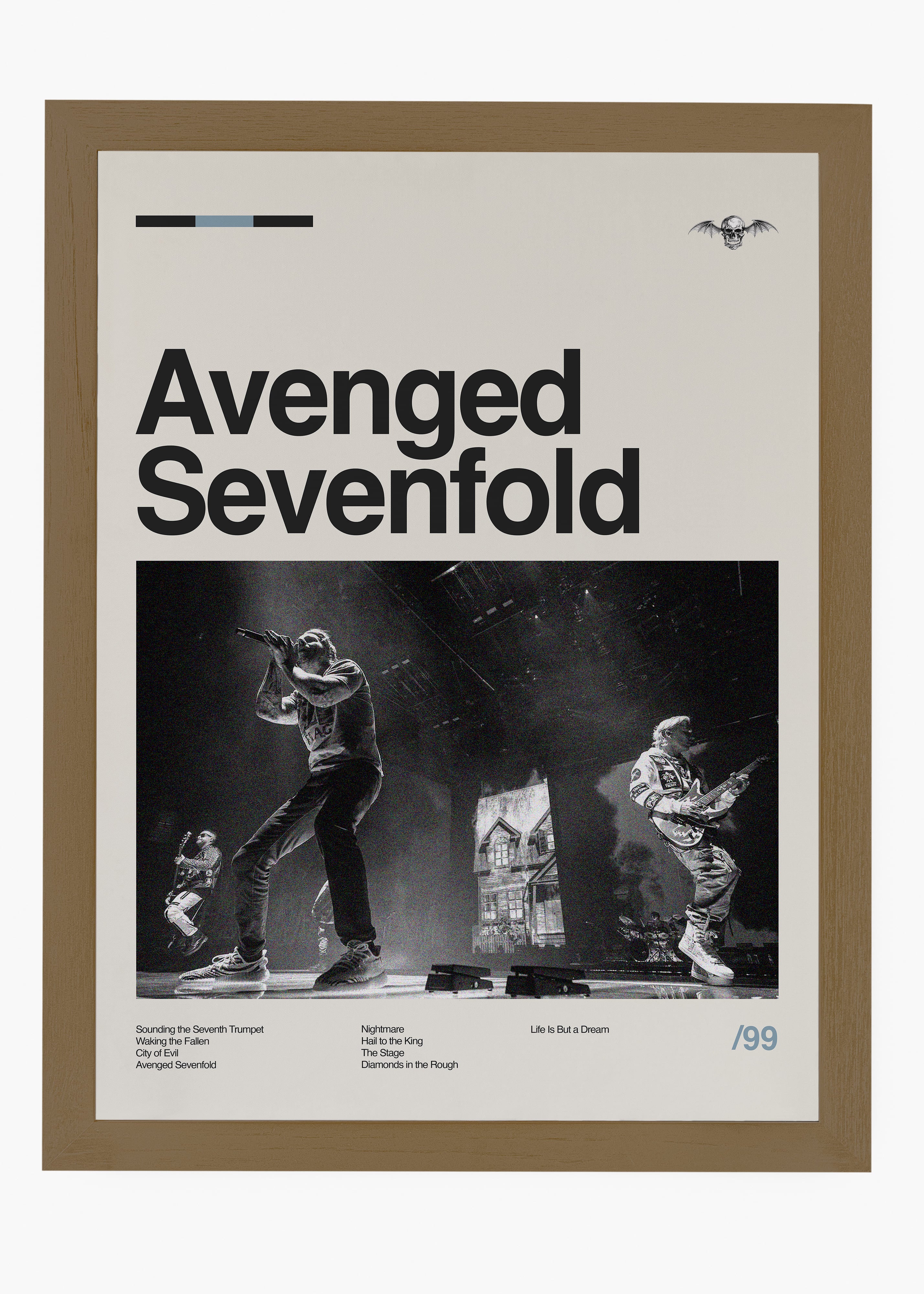 【R寫眞】Poster　Get over Quadro Avenged Sevenfold Banda