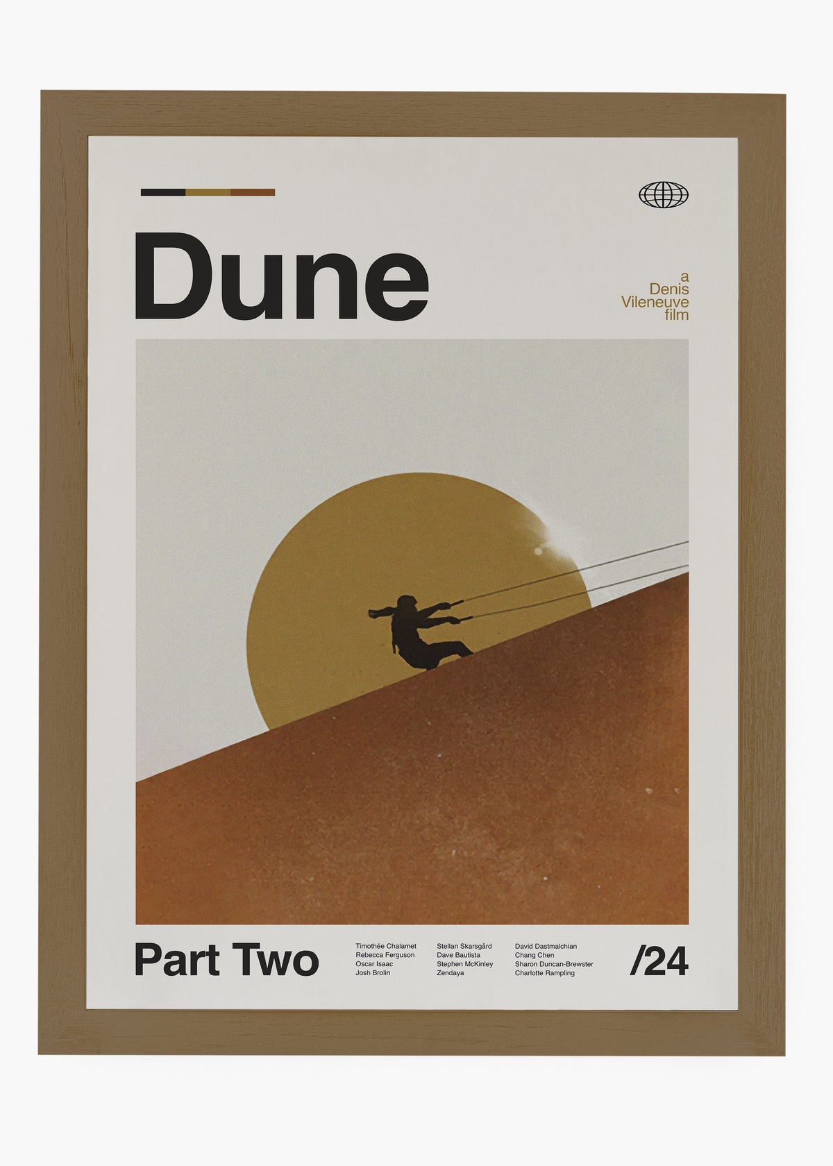 Quadro decorativo Duna Parte 2 — arte de cinema para parede | Cübe Quadros