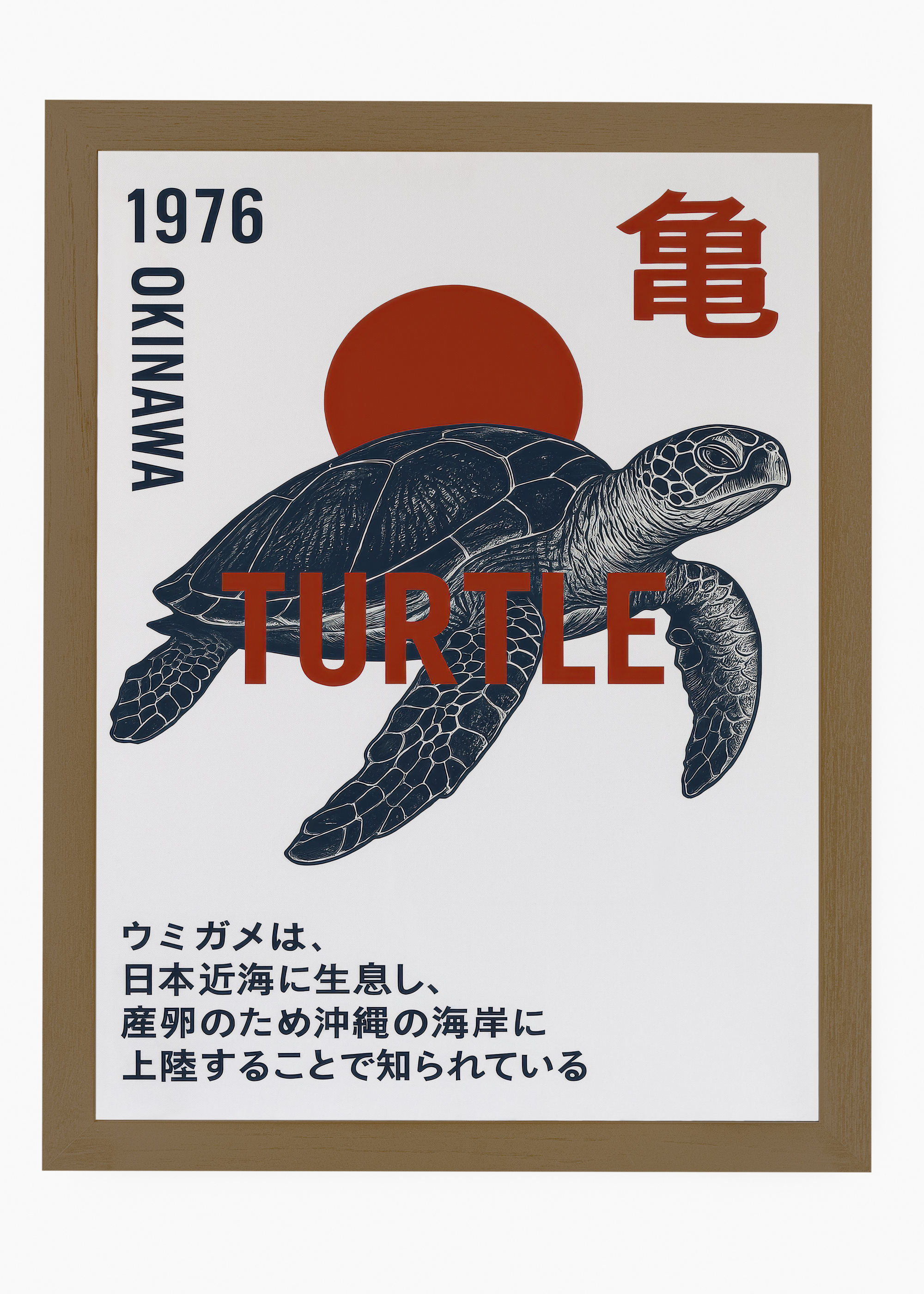 Quadro Japonês Turtle Okinawa - 6