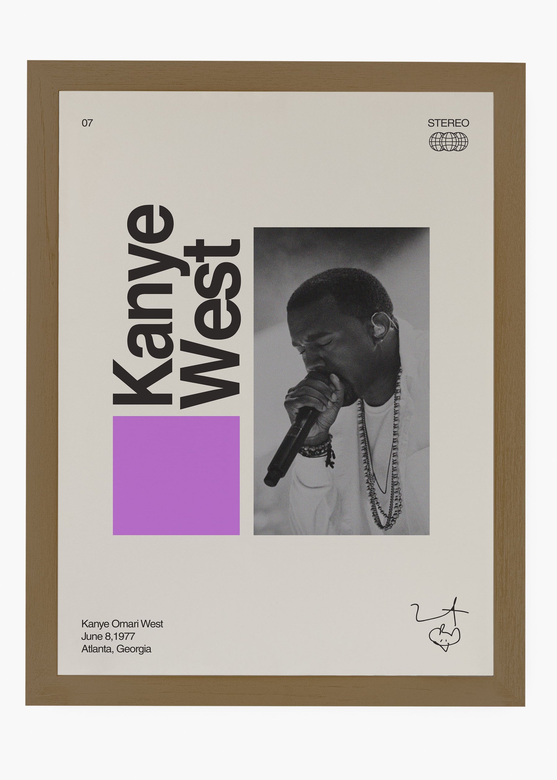 Quadro Signature Kanye West