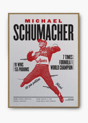Quadro Michael Schumacher