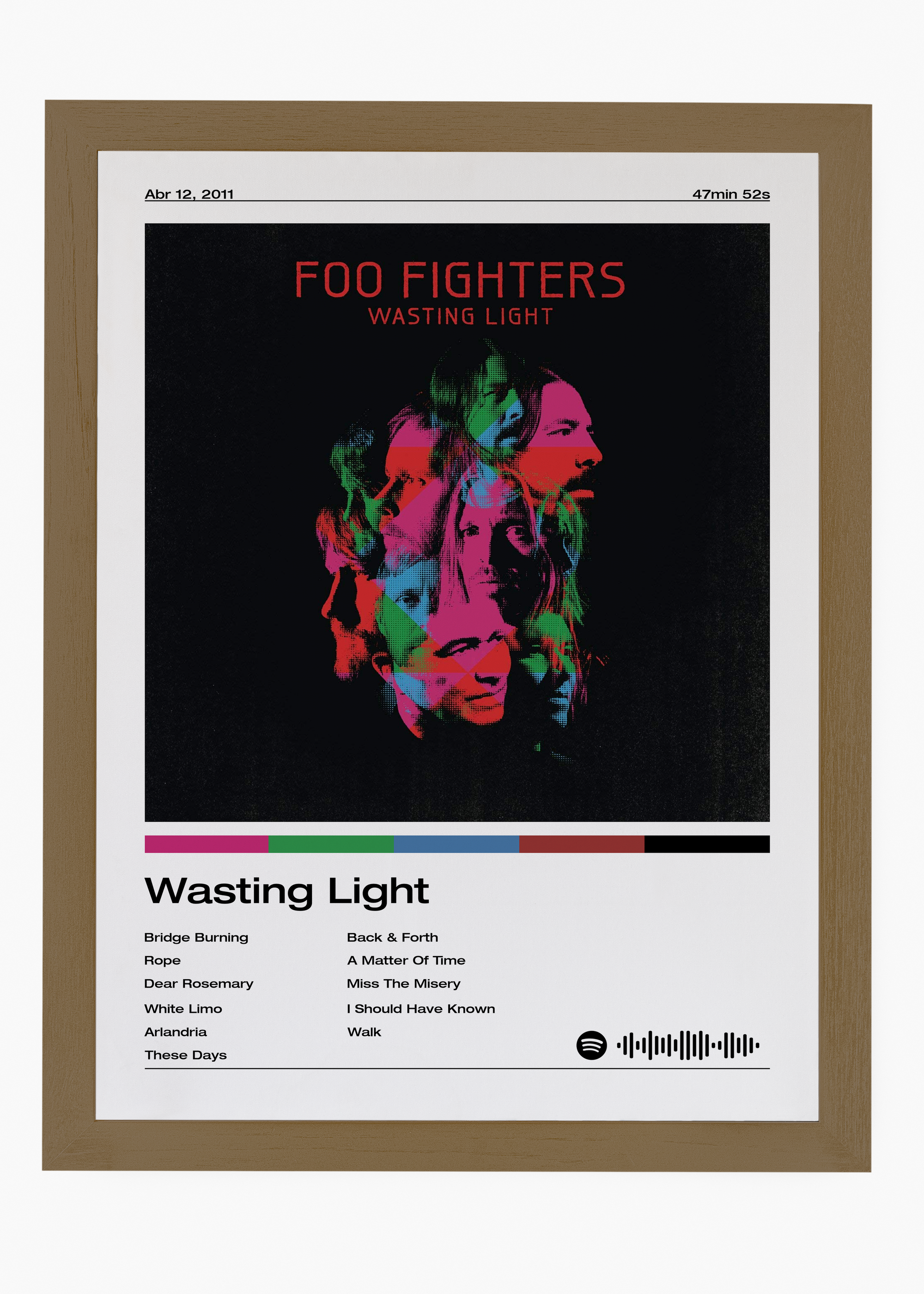 Quadro Foo Fighters Wasting Light - 6