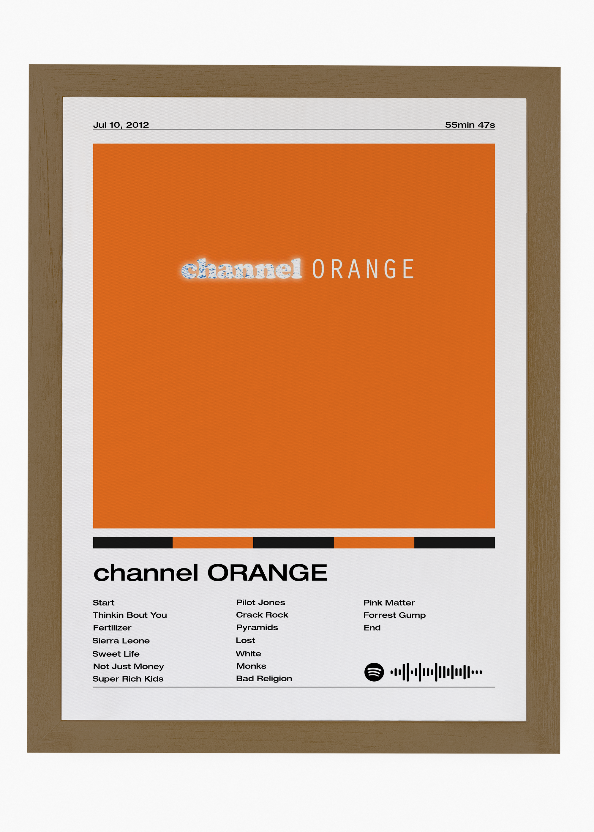Quadro Frank Ocean Channel Orange - 6