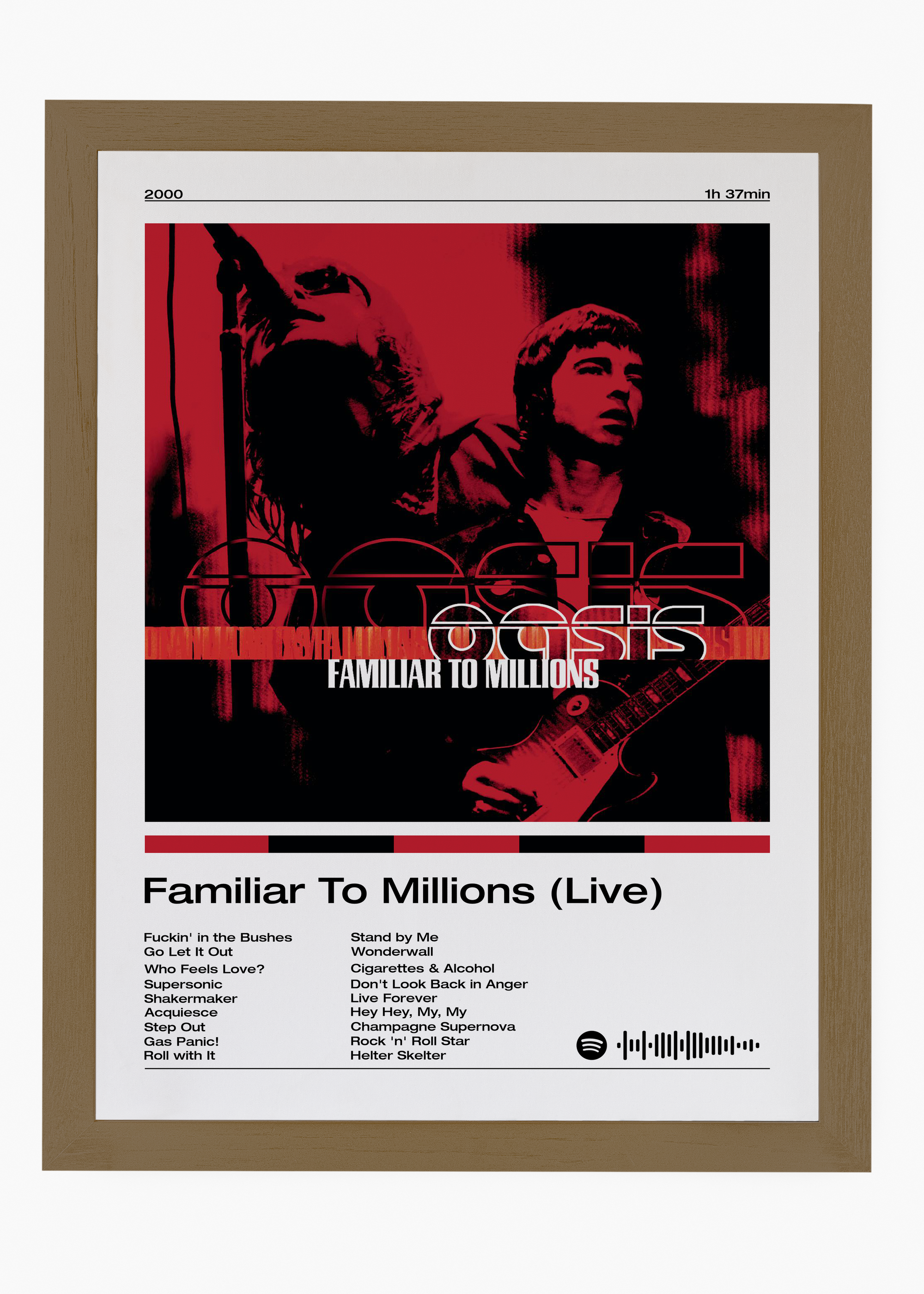 Quadro Oasis Familiar To Millions (Live) - 6