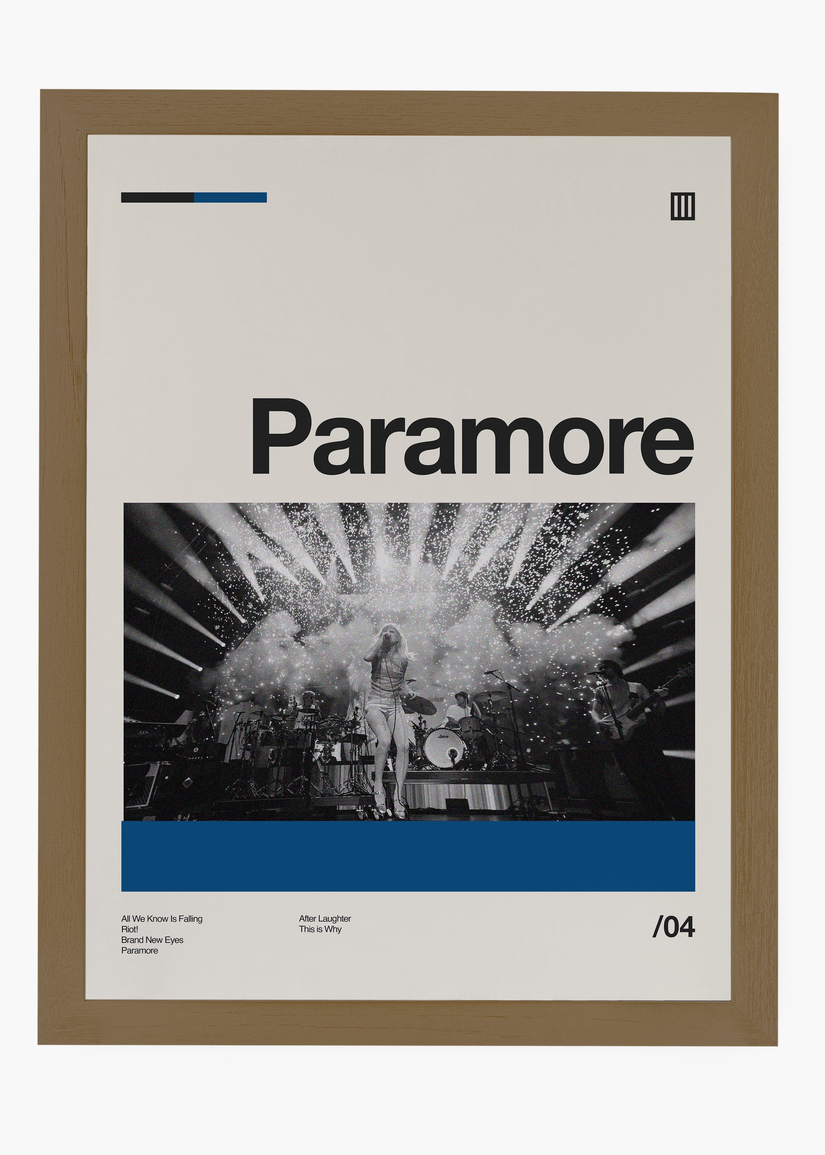 Quadro Paramore Banda