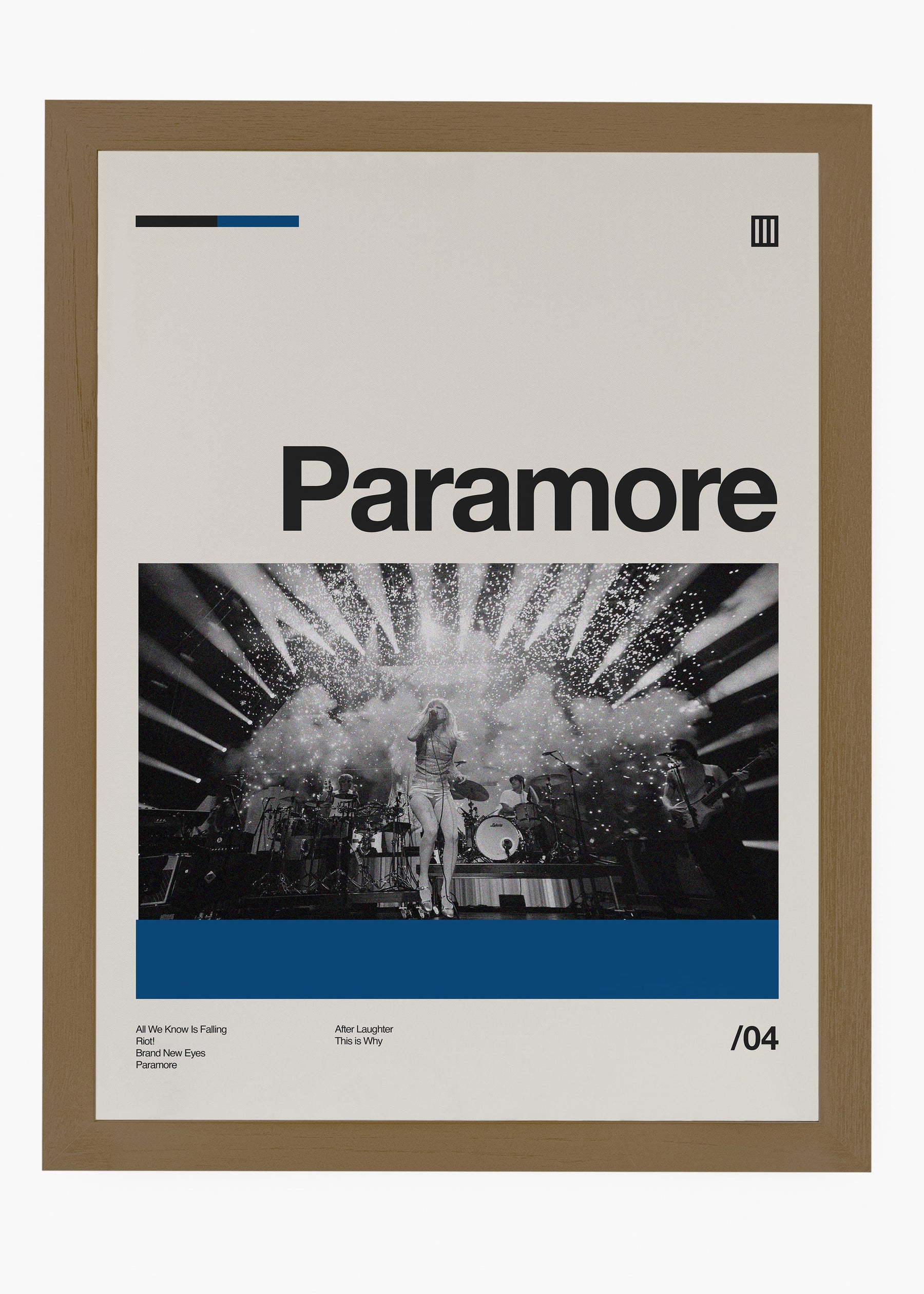 Quadro Paramore Banda