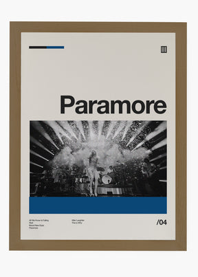 Quadro Paramore Banda
