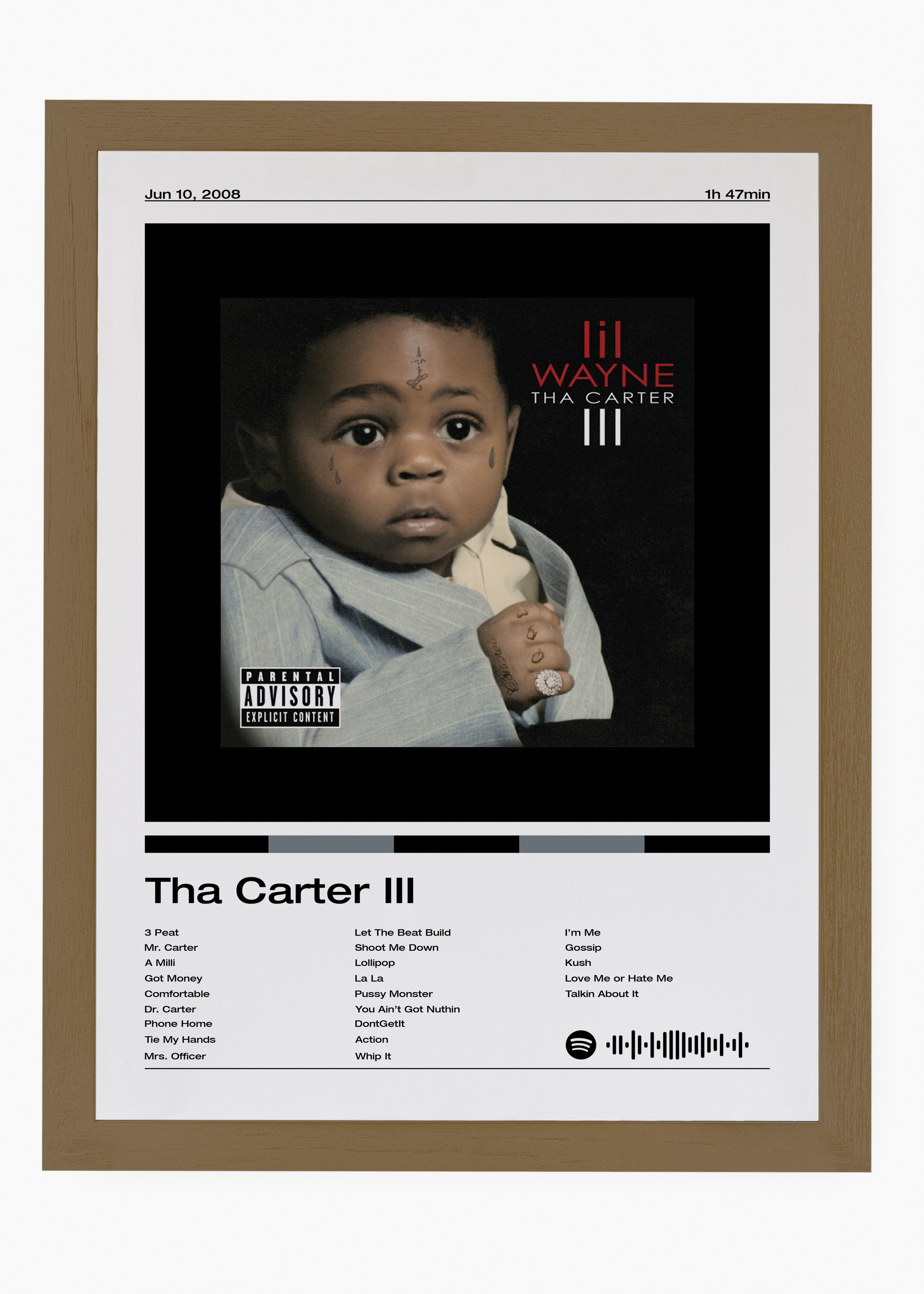Quadro Lil Wayne Tha Carter III - 6