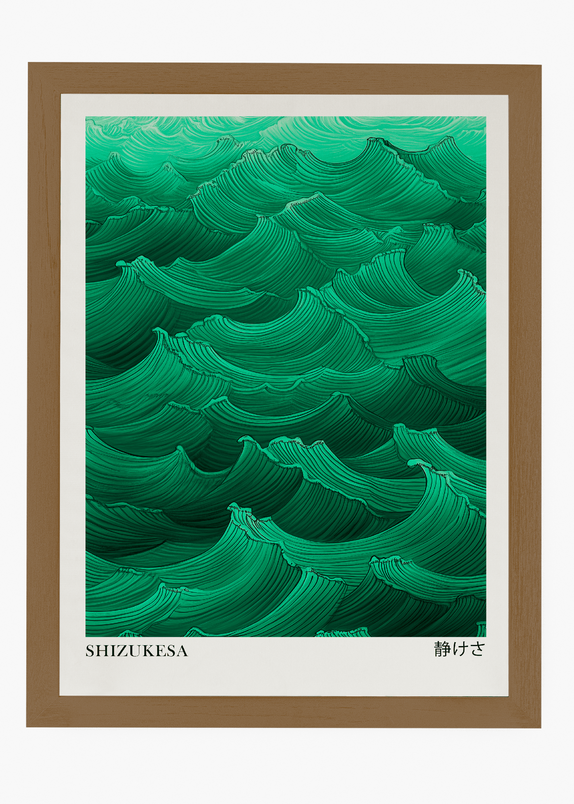 Quadro Japones Green Sea - 6