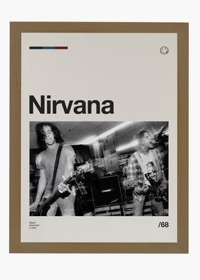 Quadro Nirvana Bandas