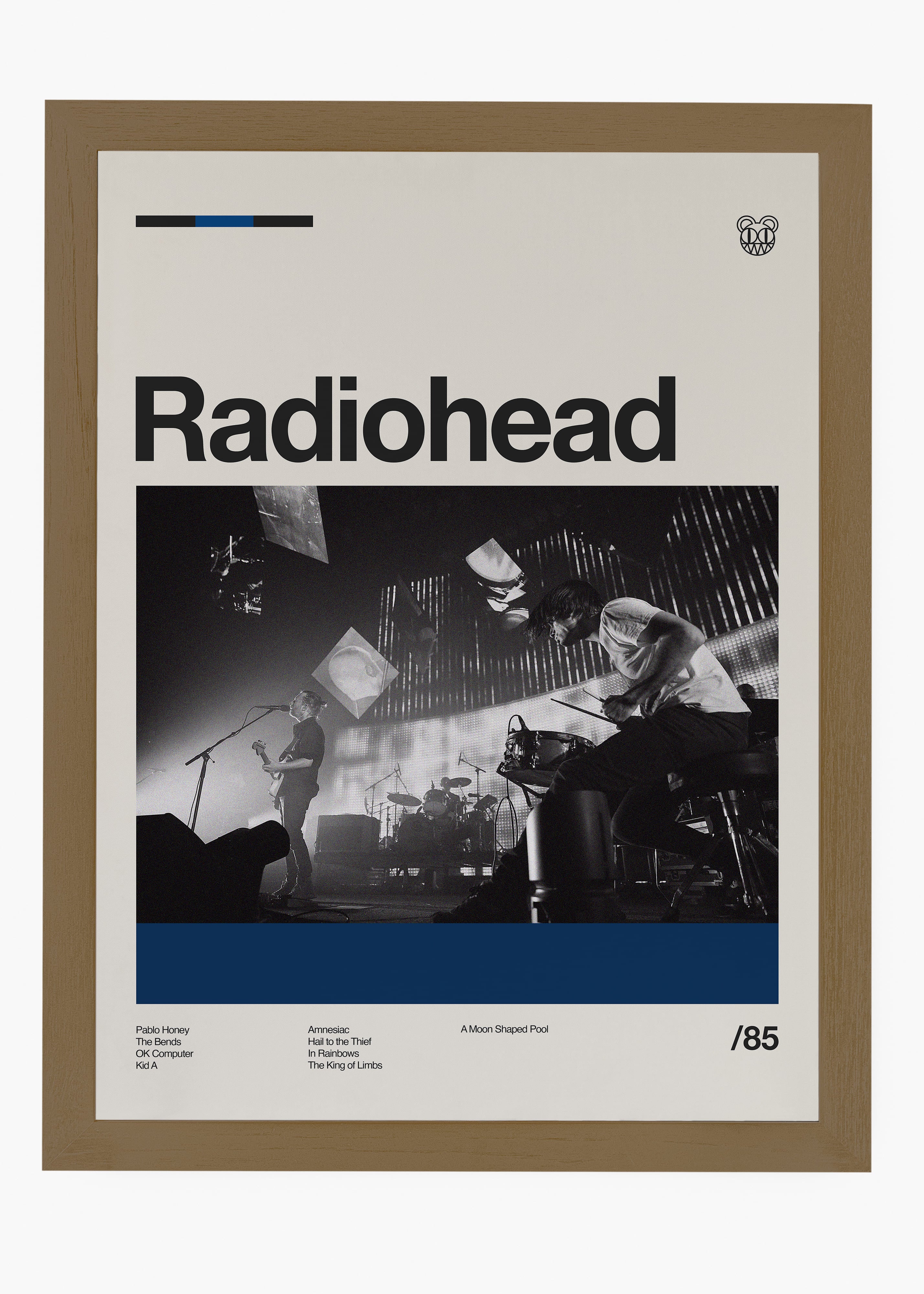 Quadro Radiohead Banda