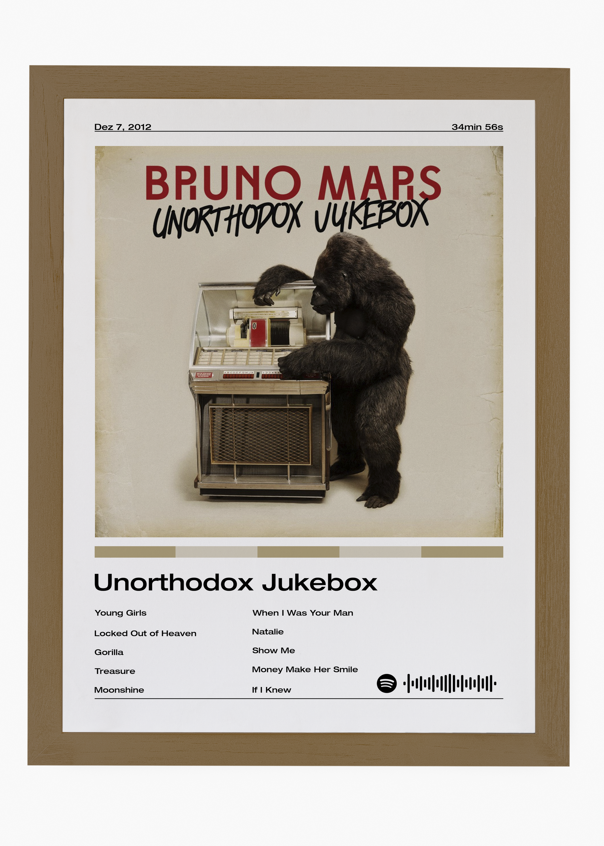 Quadro Bruno Mars Unorthodox Jukebox - 6