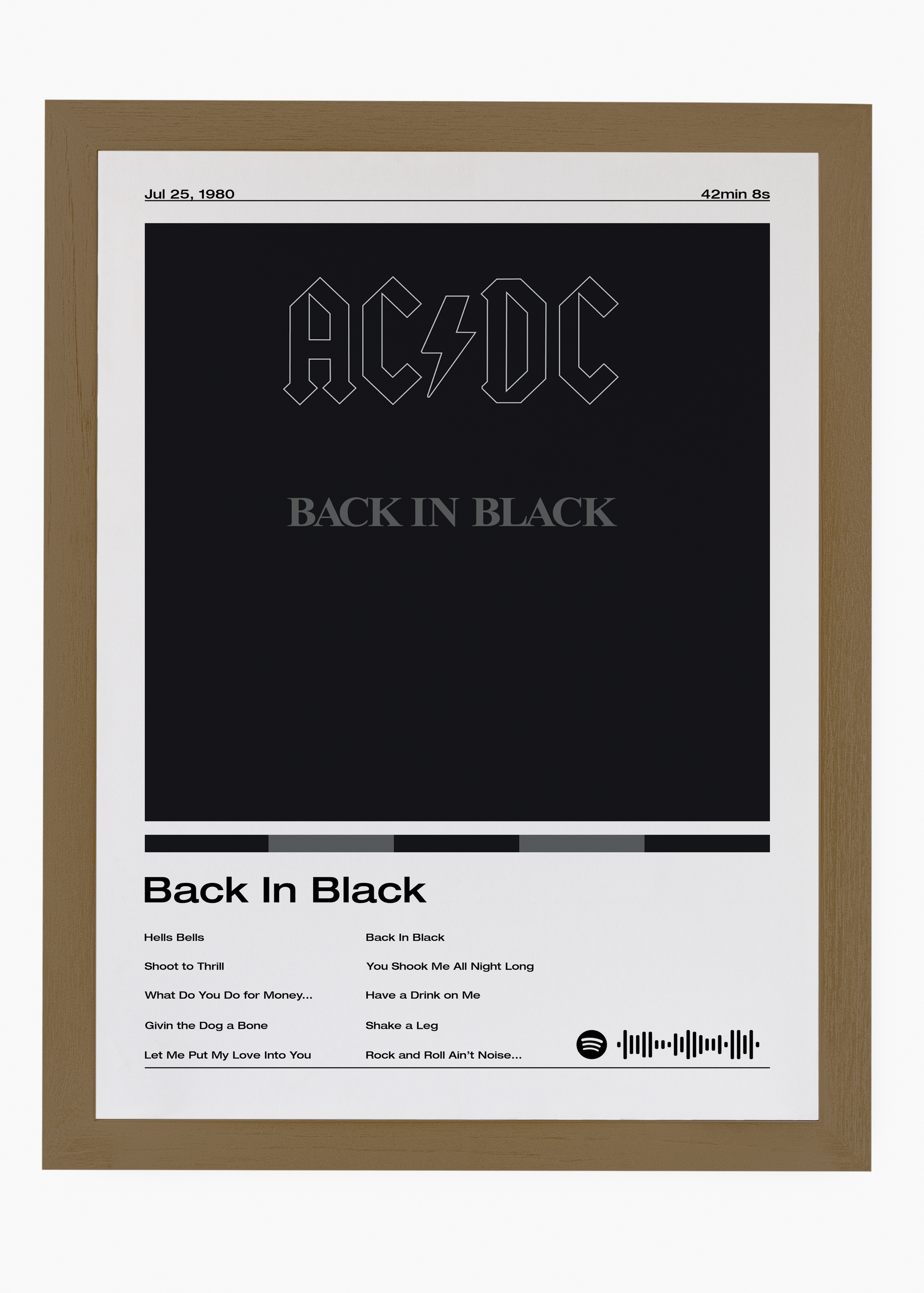 Quadro AC:DC Back in Black v2 - 6