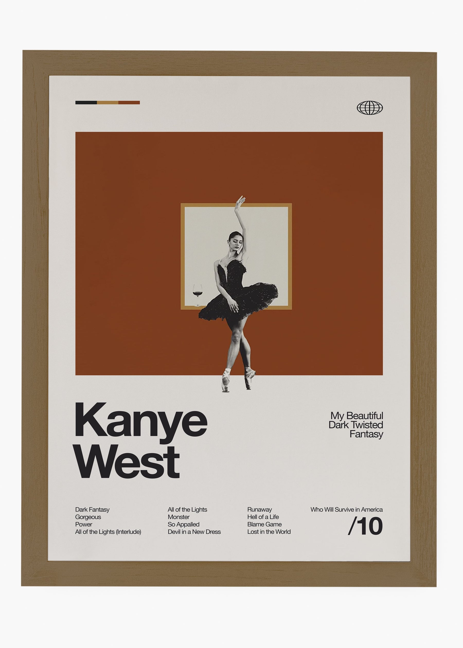 Quadro Kanye West My Beautiful Dark