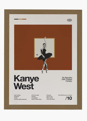 Quadro Kanye West My Beautiful Dark