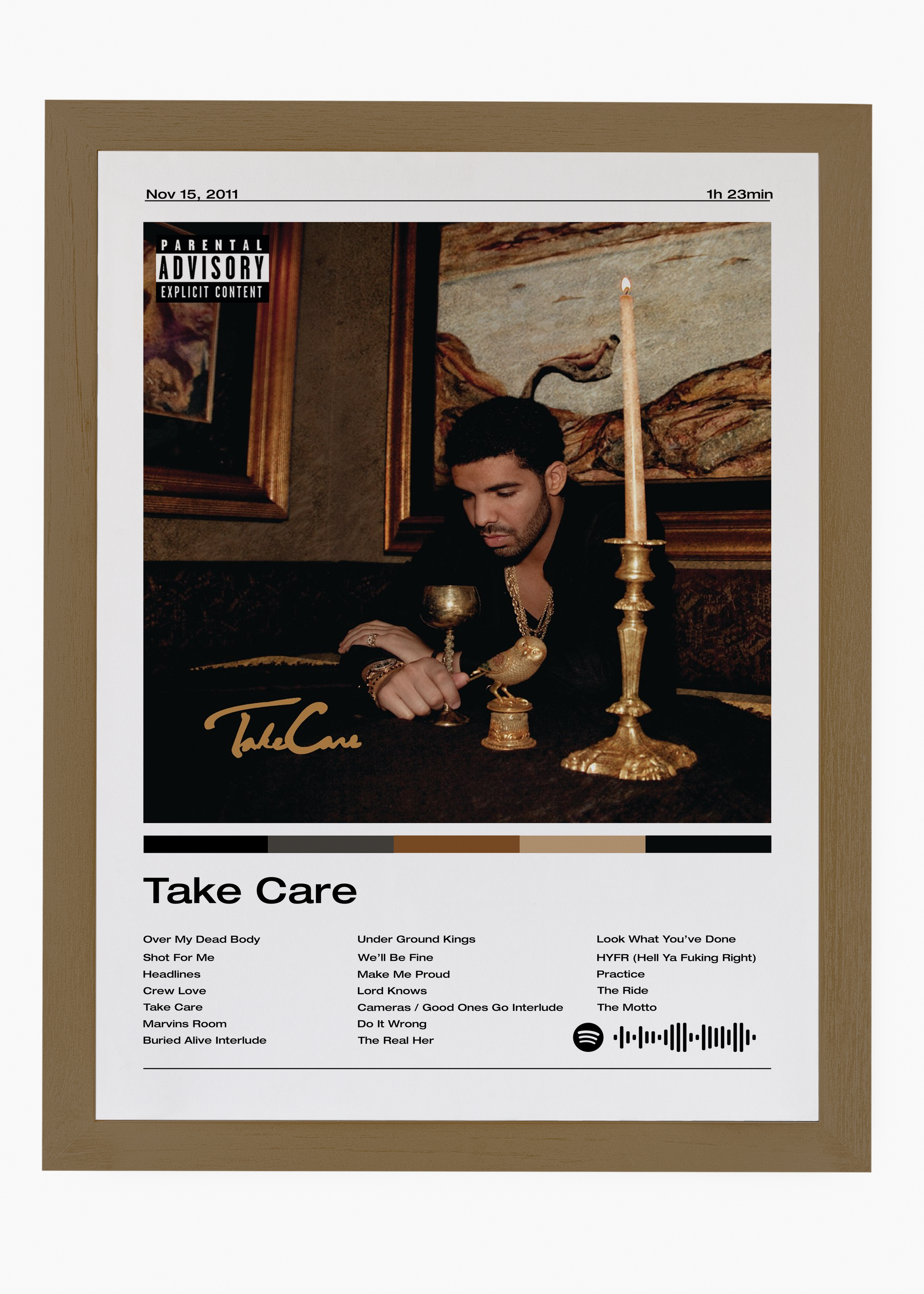 Quadro Drake Take Care - 6