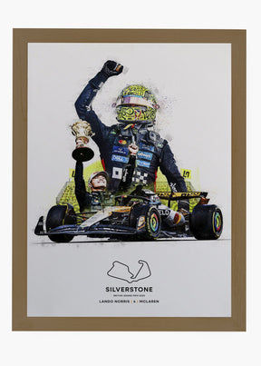 Quadro Lando Norris Silverstone 2025