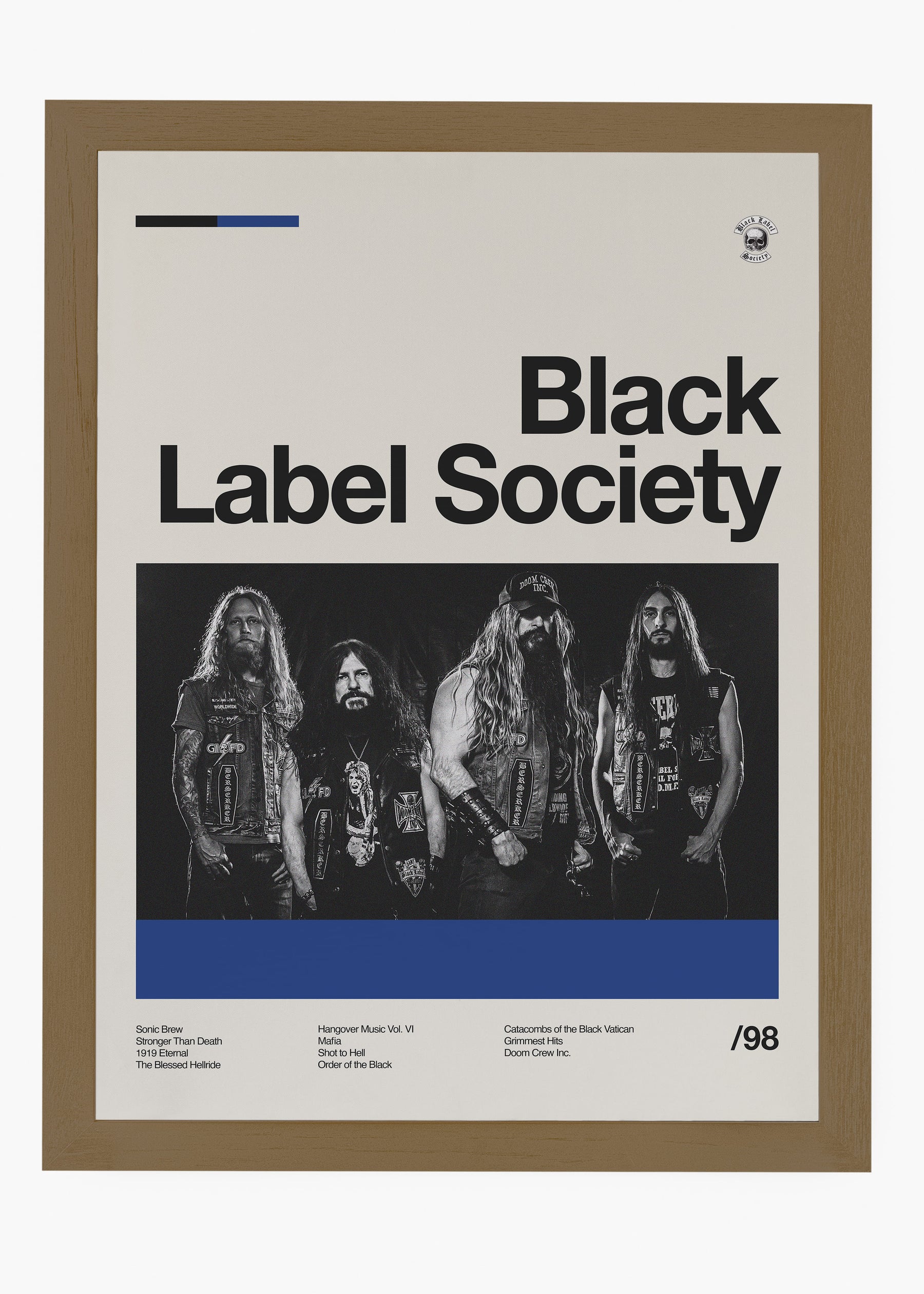 Quadro Black Label Society Banda