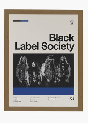 Quadro Black Label Society Banda