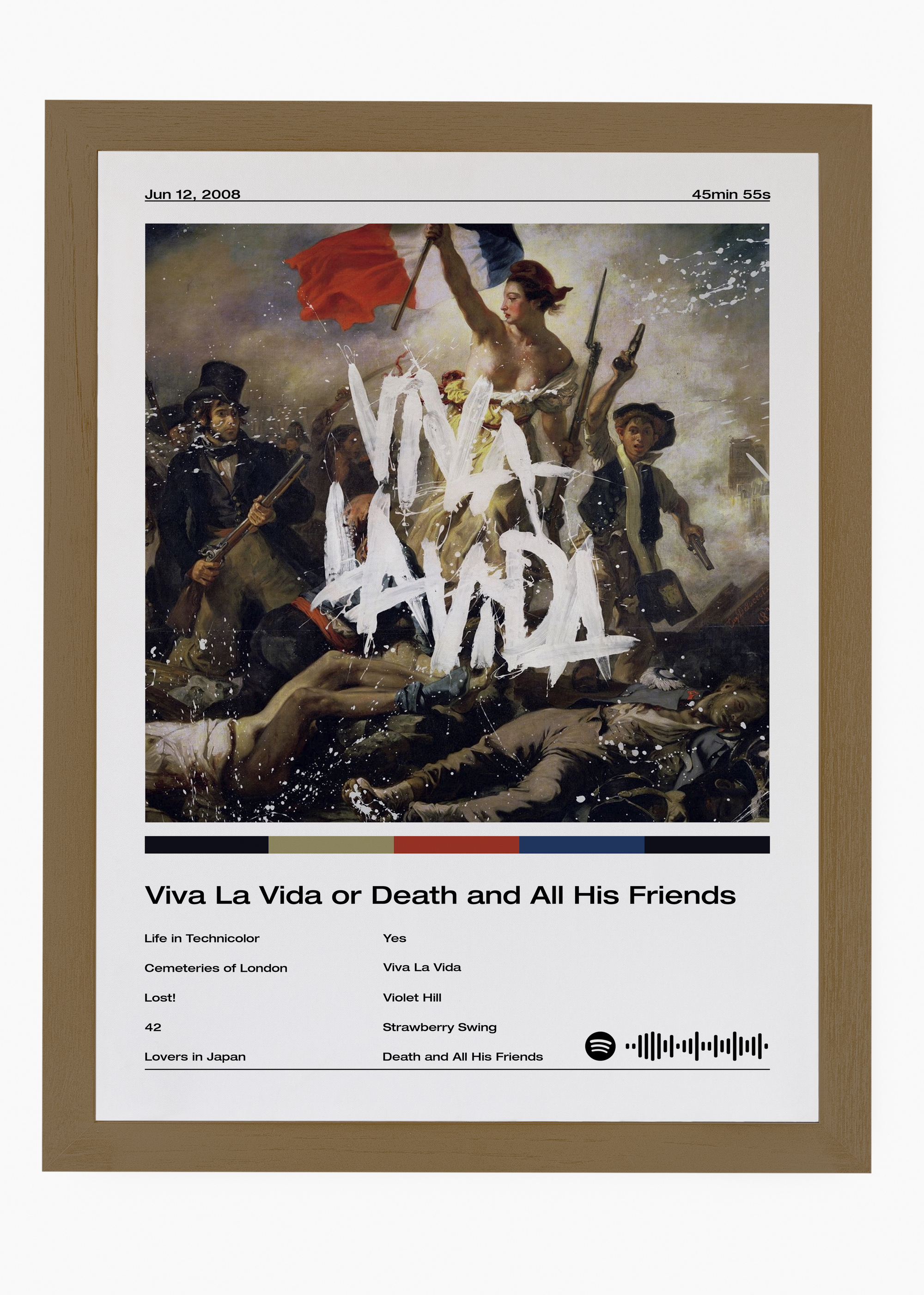 Quadro Coldplay Viva La Vida Or Death and All Hist Friends - 6