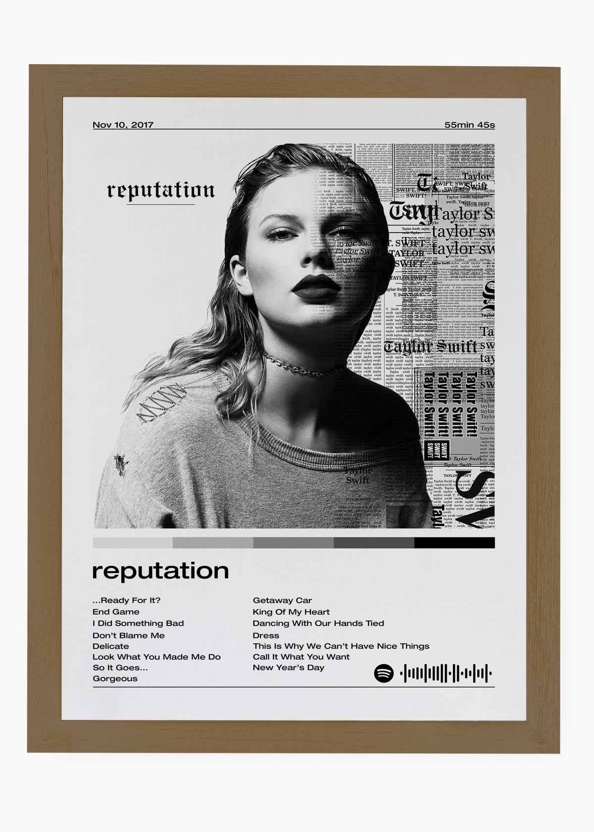 Quadro Taylor Swift Reputation