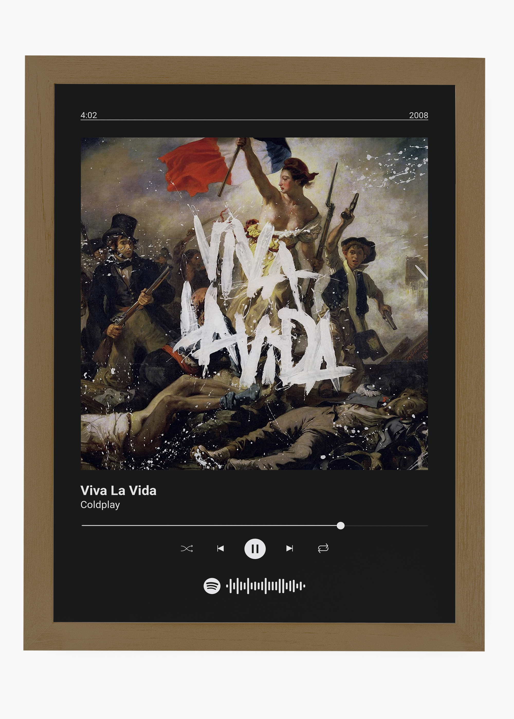 Quadro Coldplay Viva La Vida - 6