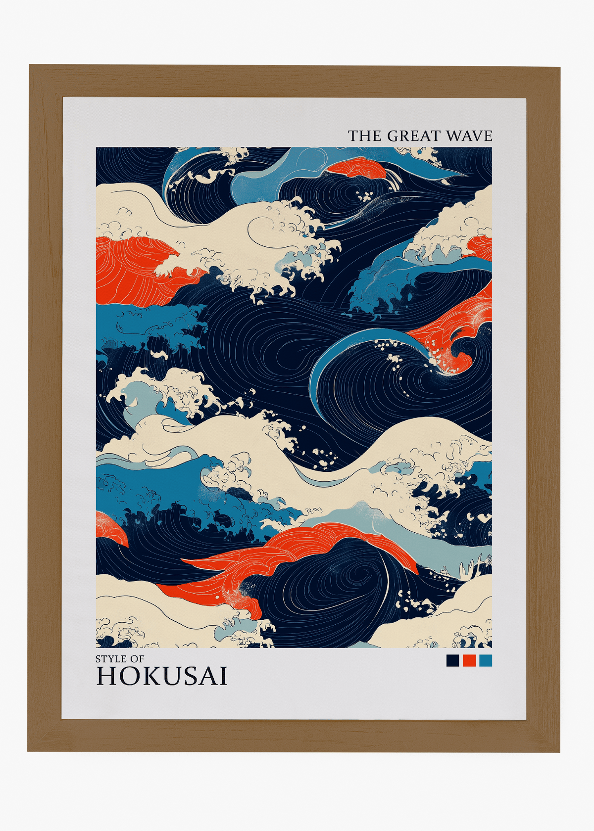 Quadro Japones Hokasai Wave - 6