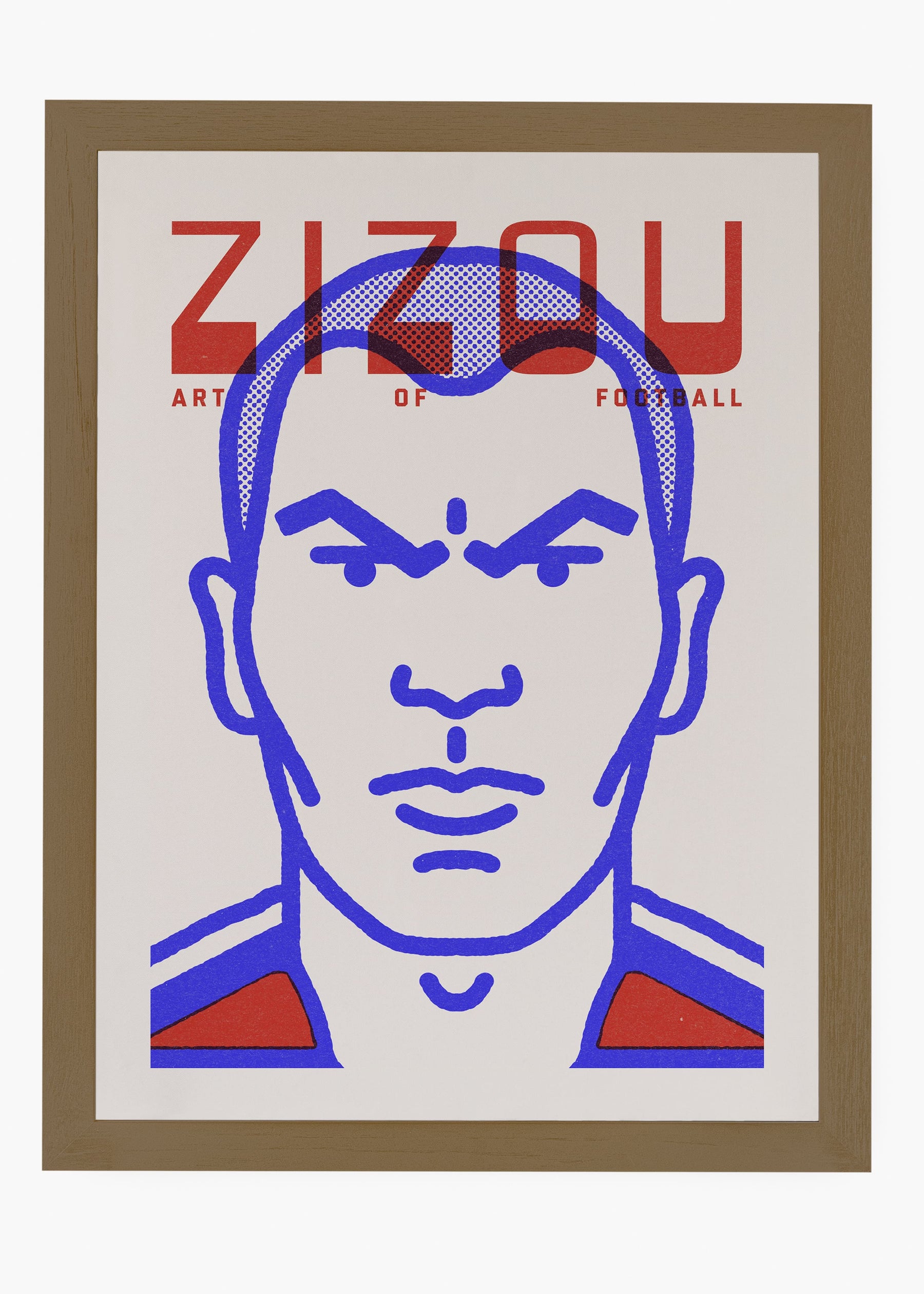 Quadro Zinedine Zizou Zidane