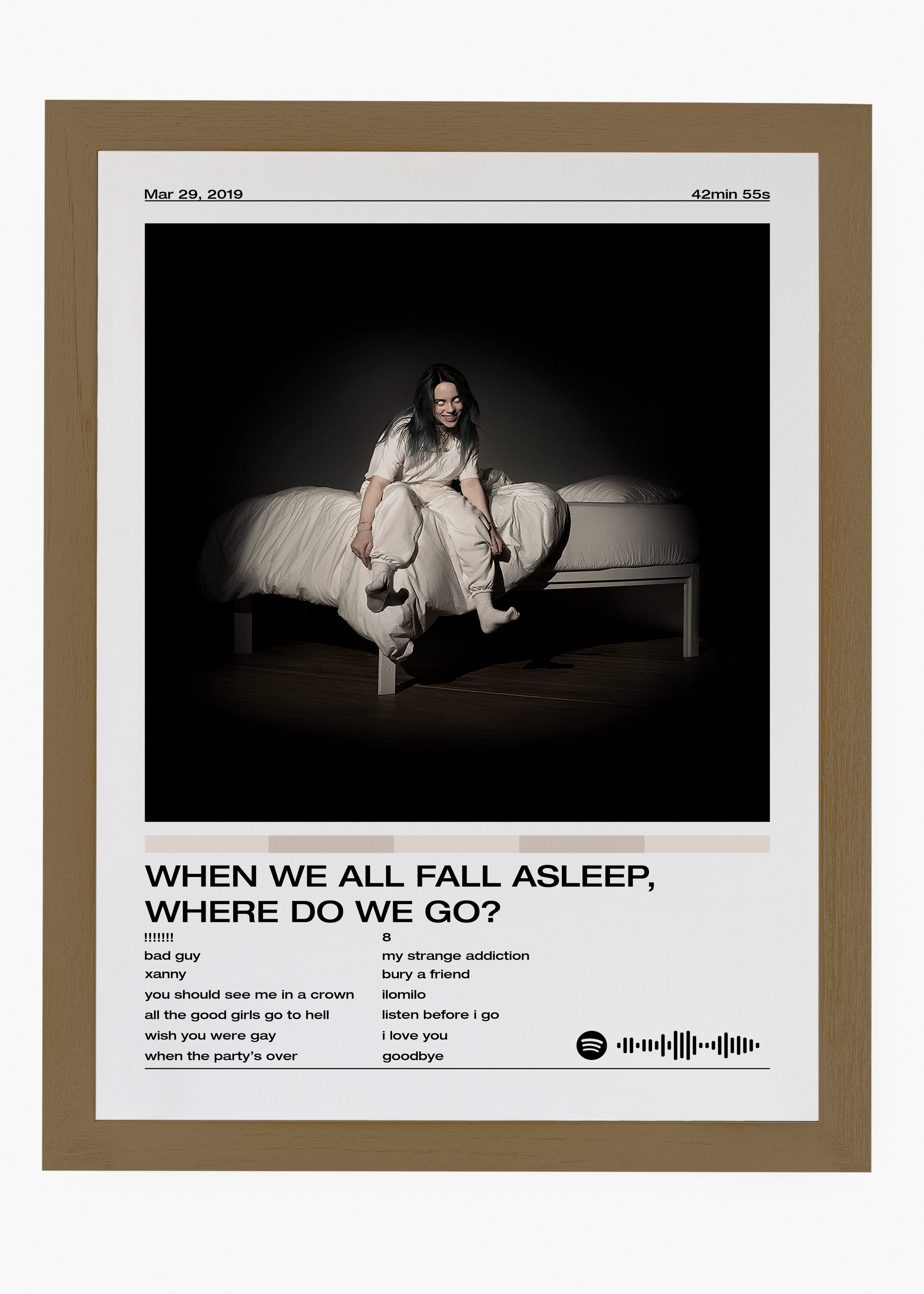 Quadro Billie Eilish When We All Fall Asleep - 6