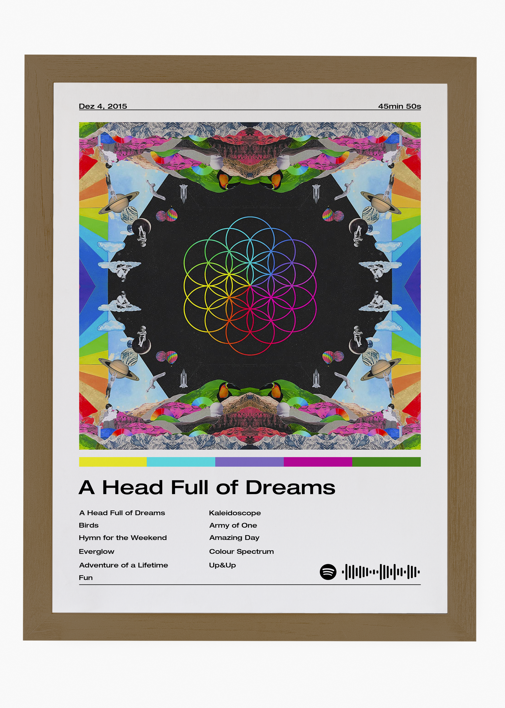 Quadro Coldplay A Head Full of Dreams - 6
