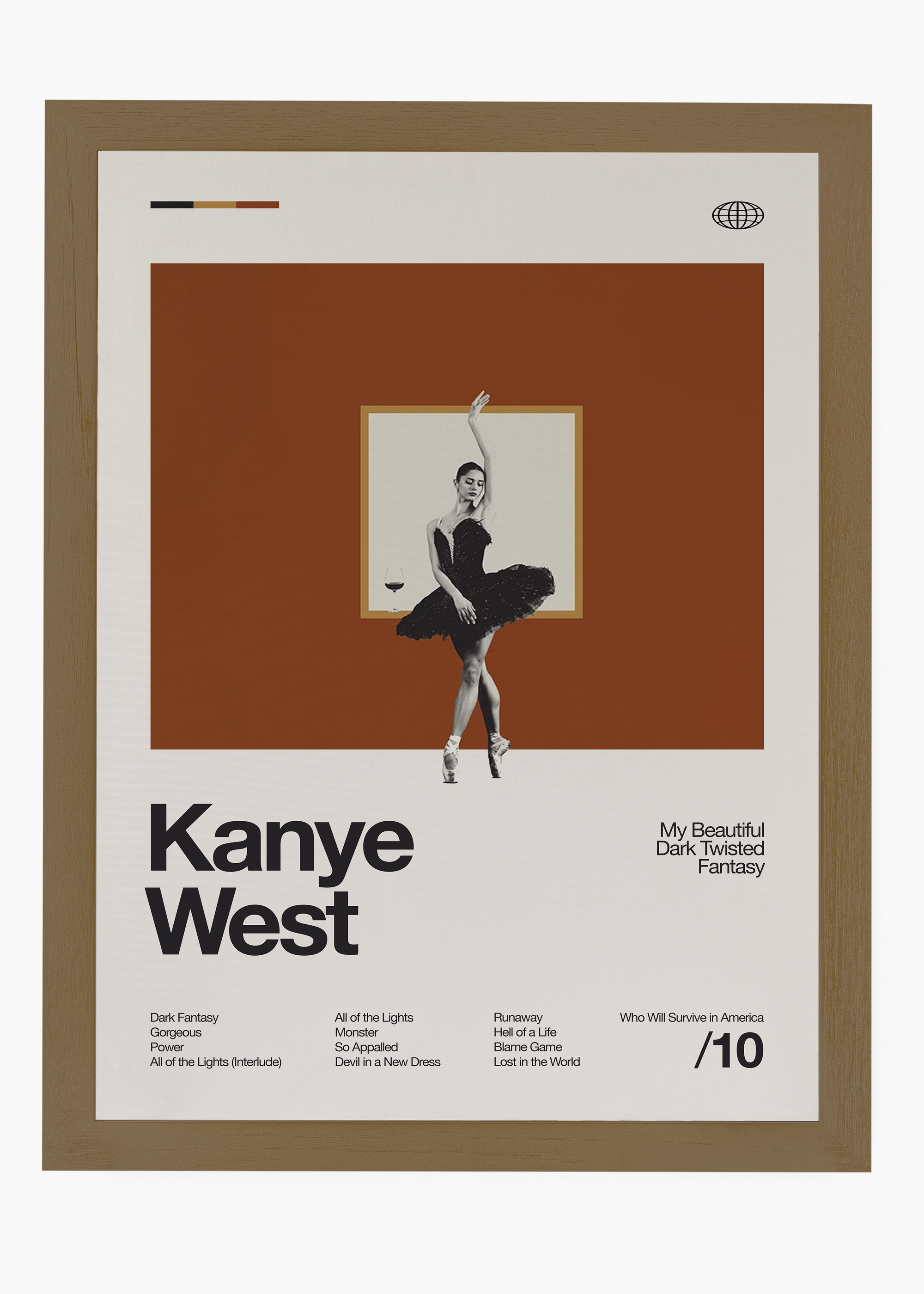 Quadro Kanye West My Beautiful Dark Twisted Fantasy II - 6