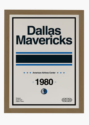 Quadro NBA Dallas Mavericks