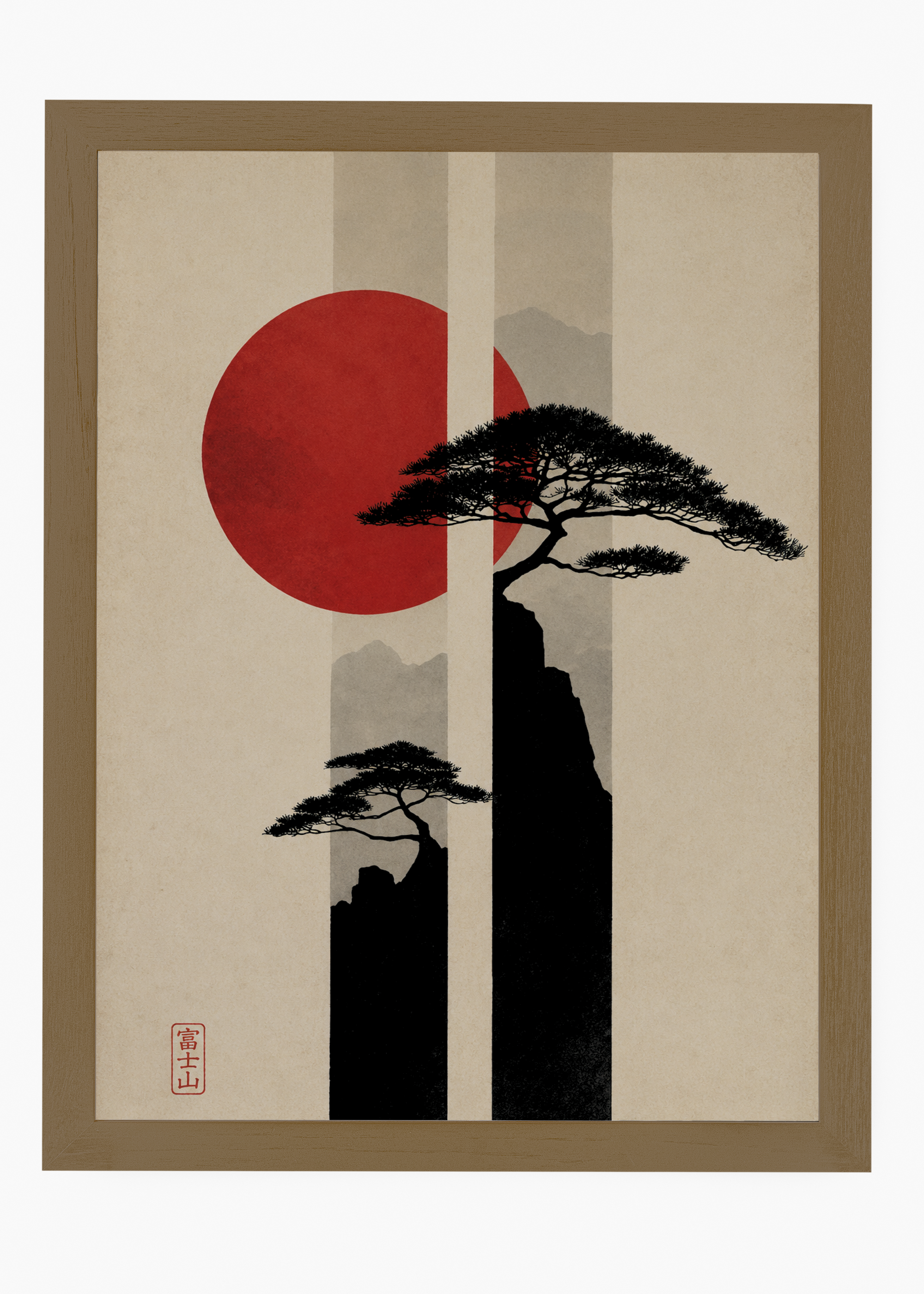 Quadro Japonês Matsu Panels - 6