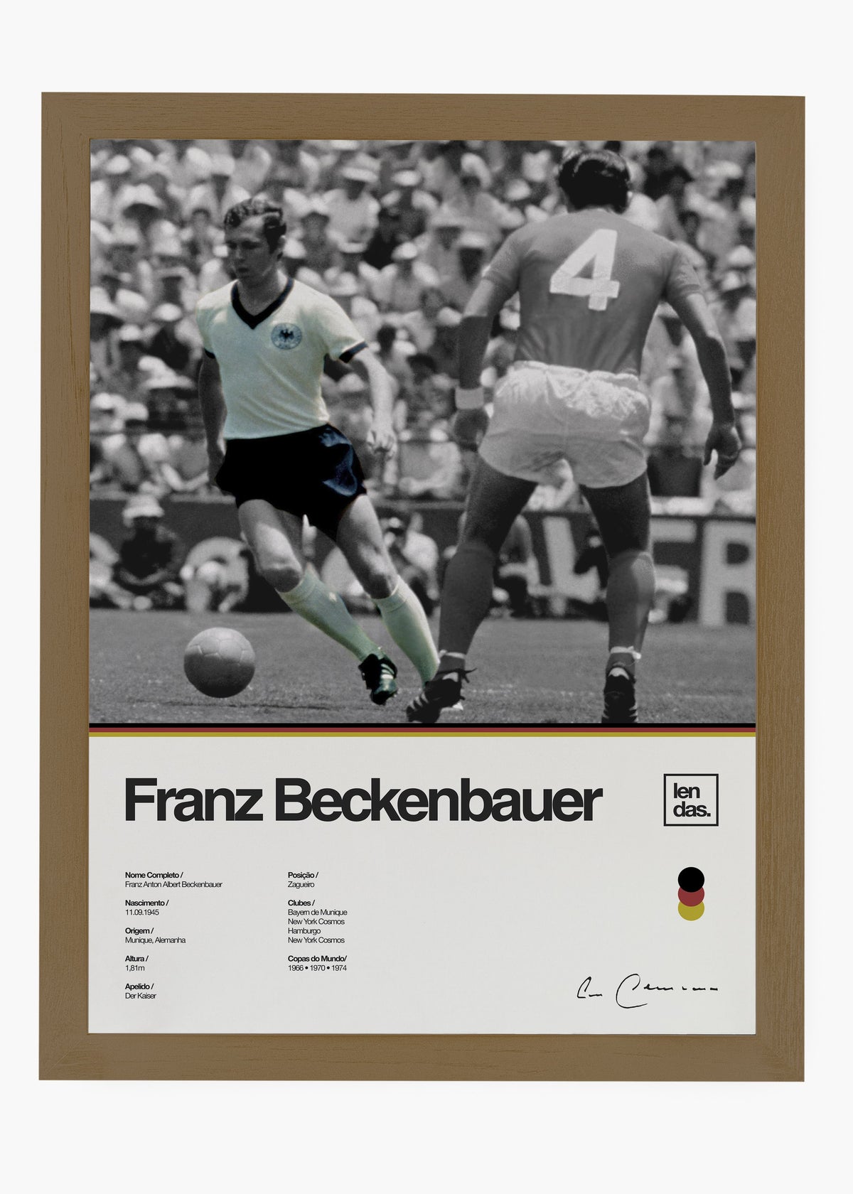 Quadro Franz Beckenbauer