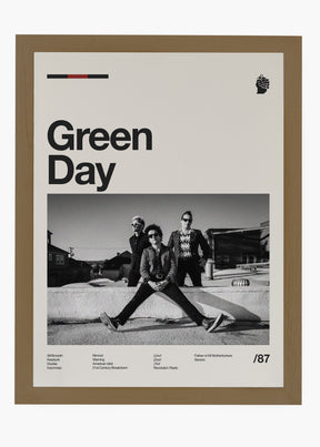Quadro Green Day Banda
