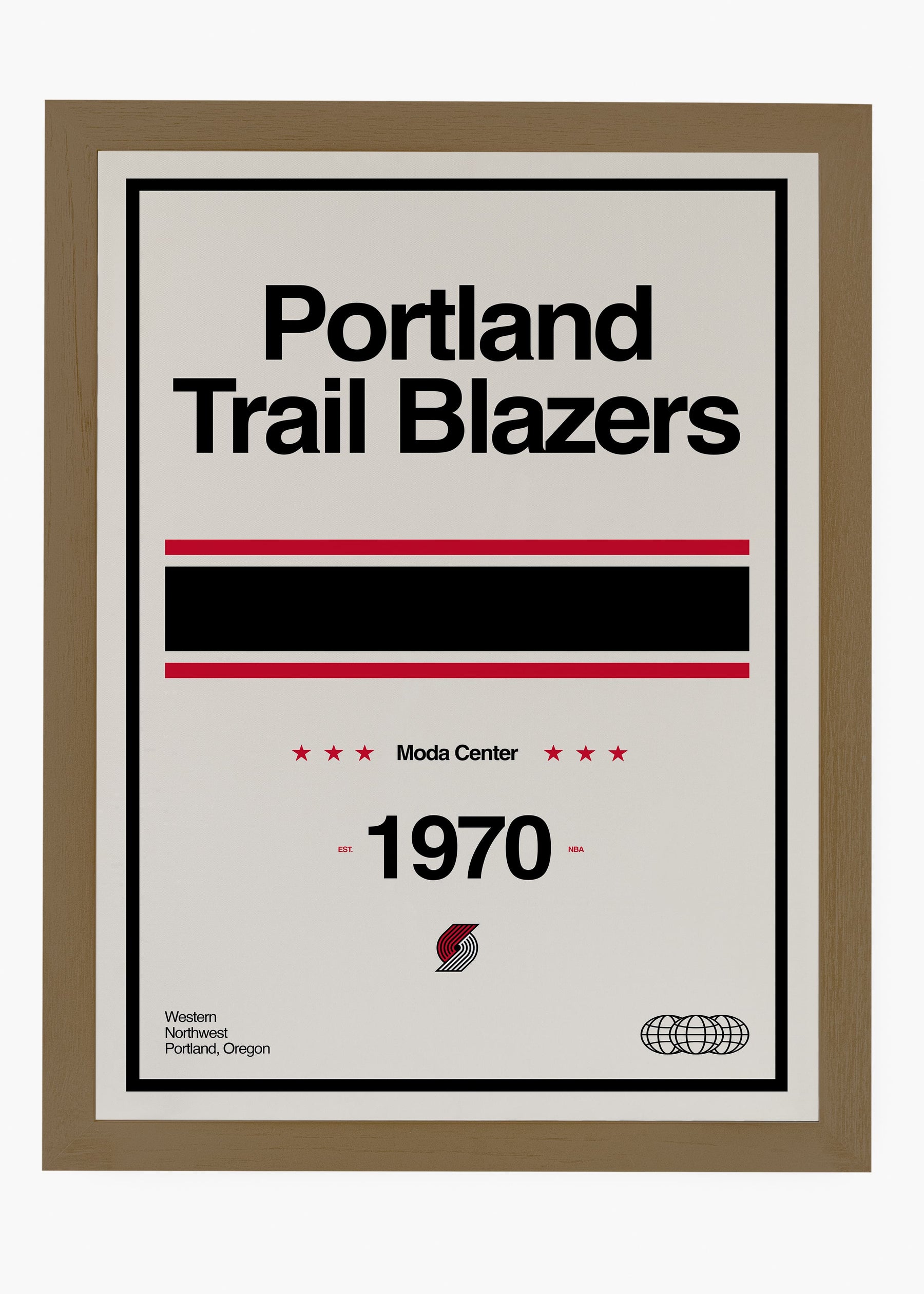 Quadro NBA Portland Trail Brazers