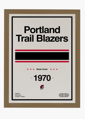 Quadro NBA Portland Trail Brazers