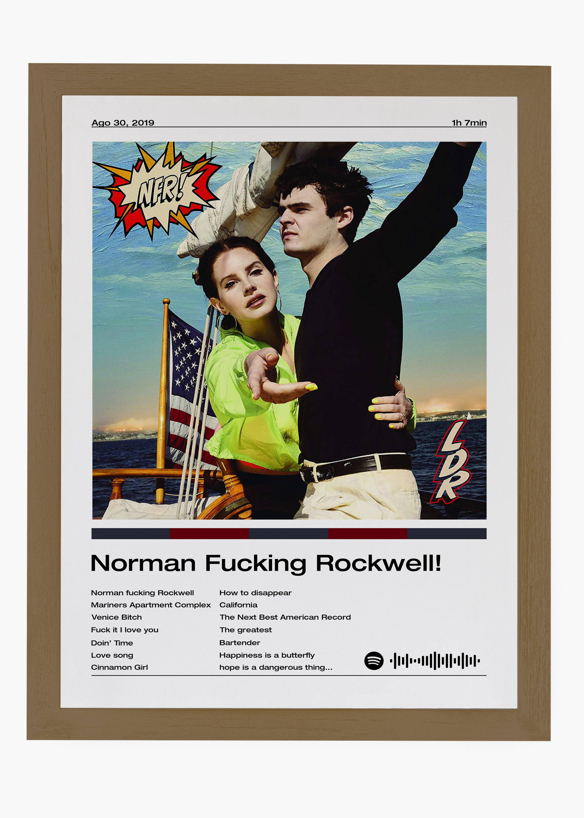 Quadro Lana Del Rey Norman Fucking Rockwell - 6